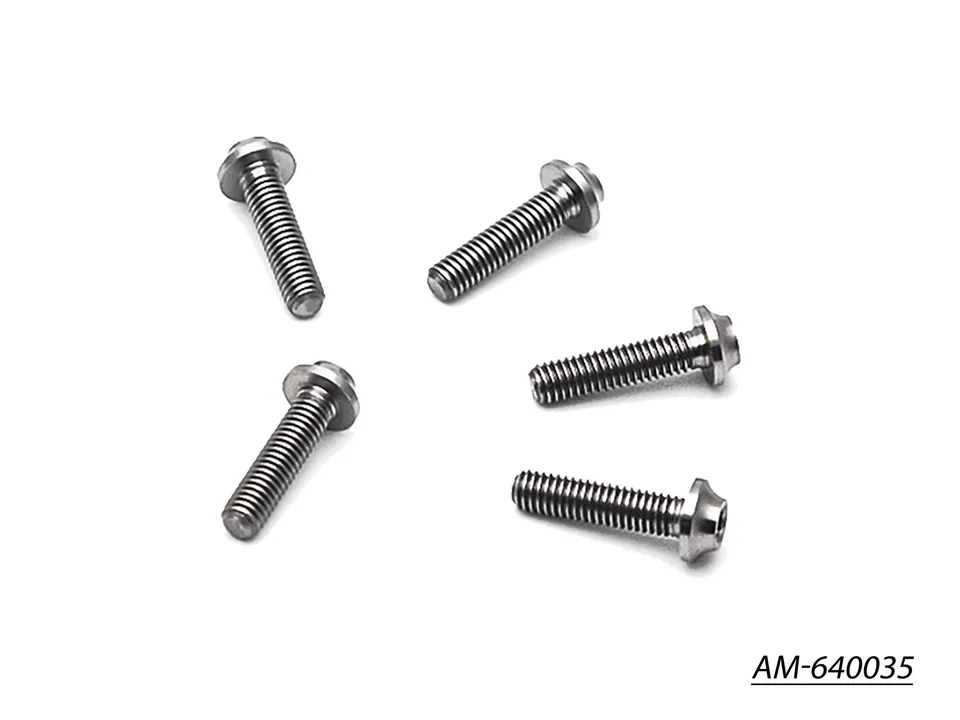 Arrowmax AM-640035 vis titane M3x12 tête ronde x5