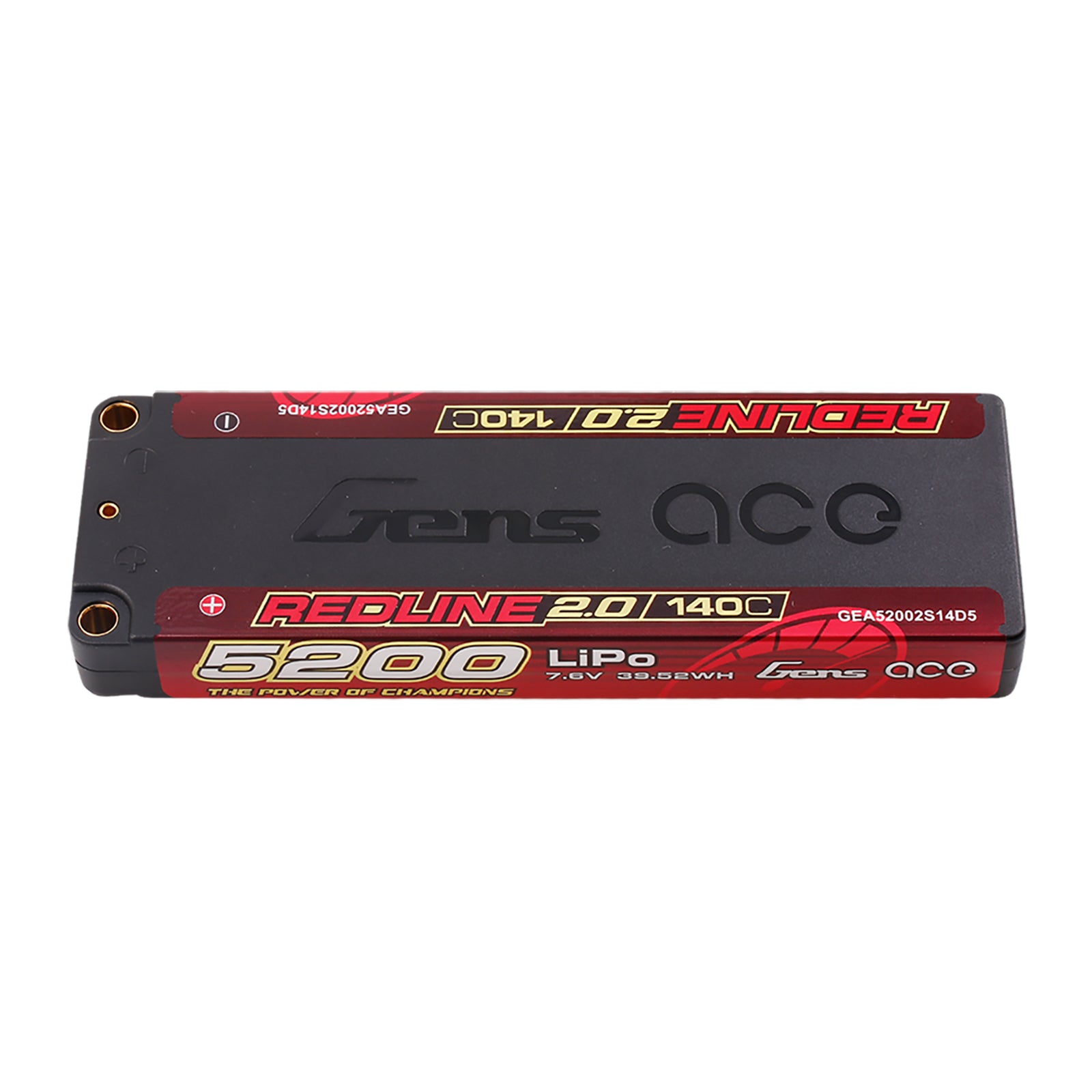 Gens Ace Redline 2.0 5200mAh 2S batterie LiPo 140C