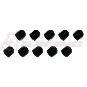 3Racing PARTS TS-SS303 vis sans tête M3x3 10pcs acier