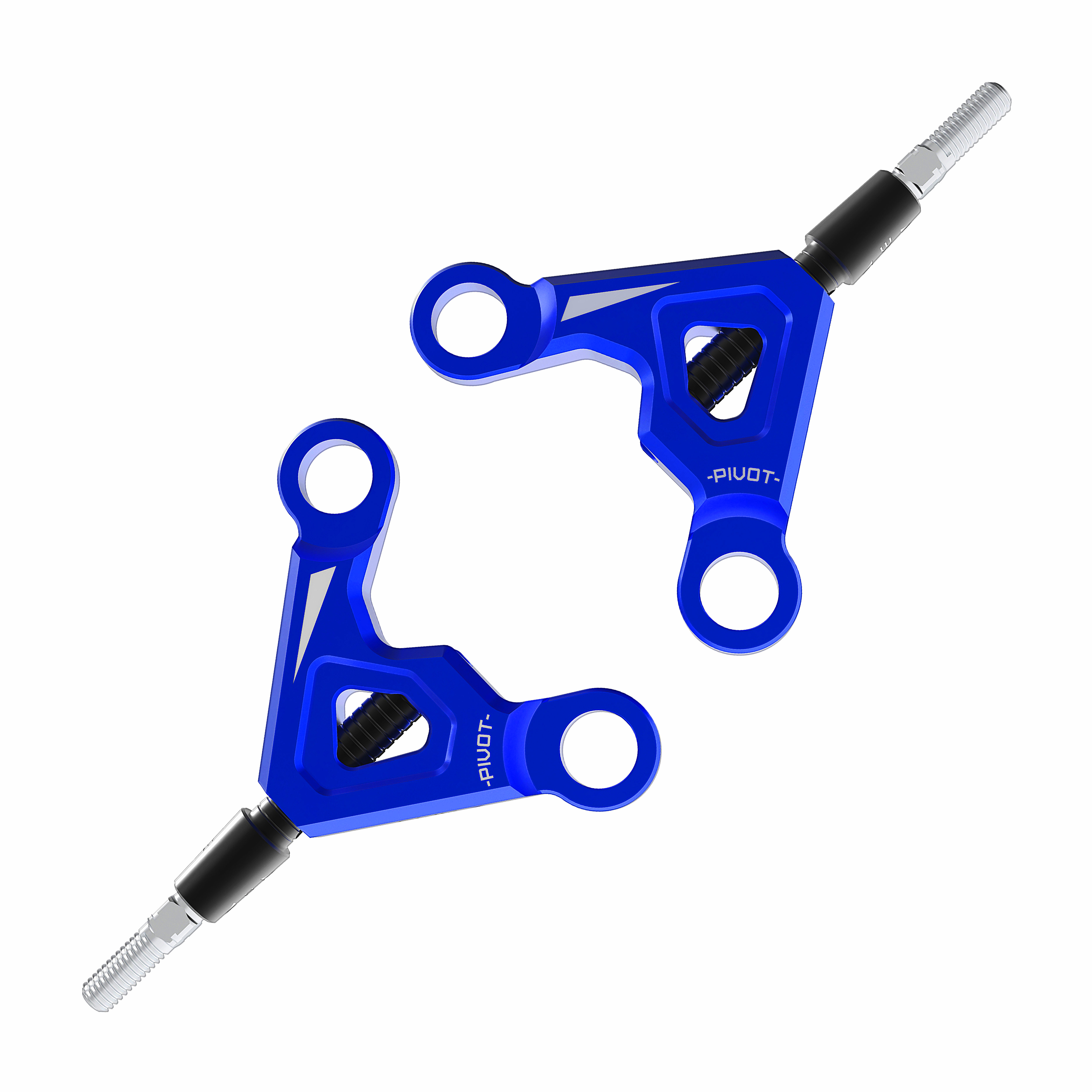 3RACING Auper D6 SAK-D6823 Bras Supérieur Arrière Alu Bleu