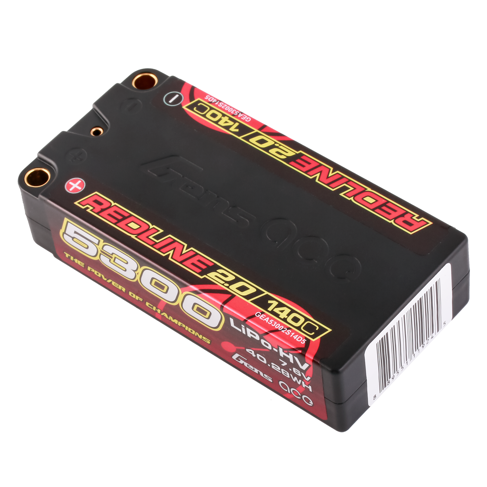 Gens Ace Redline 2.0 5300mAh 2S Shorty batterie HV 140C