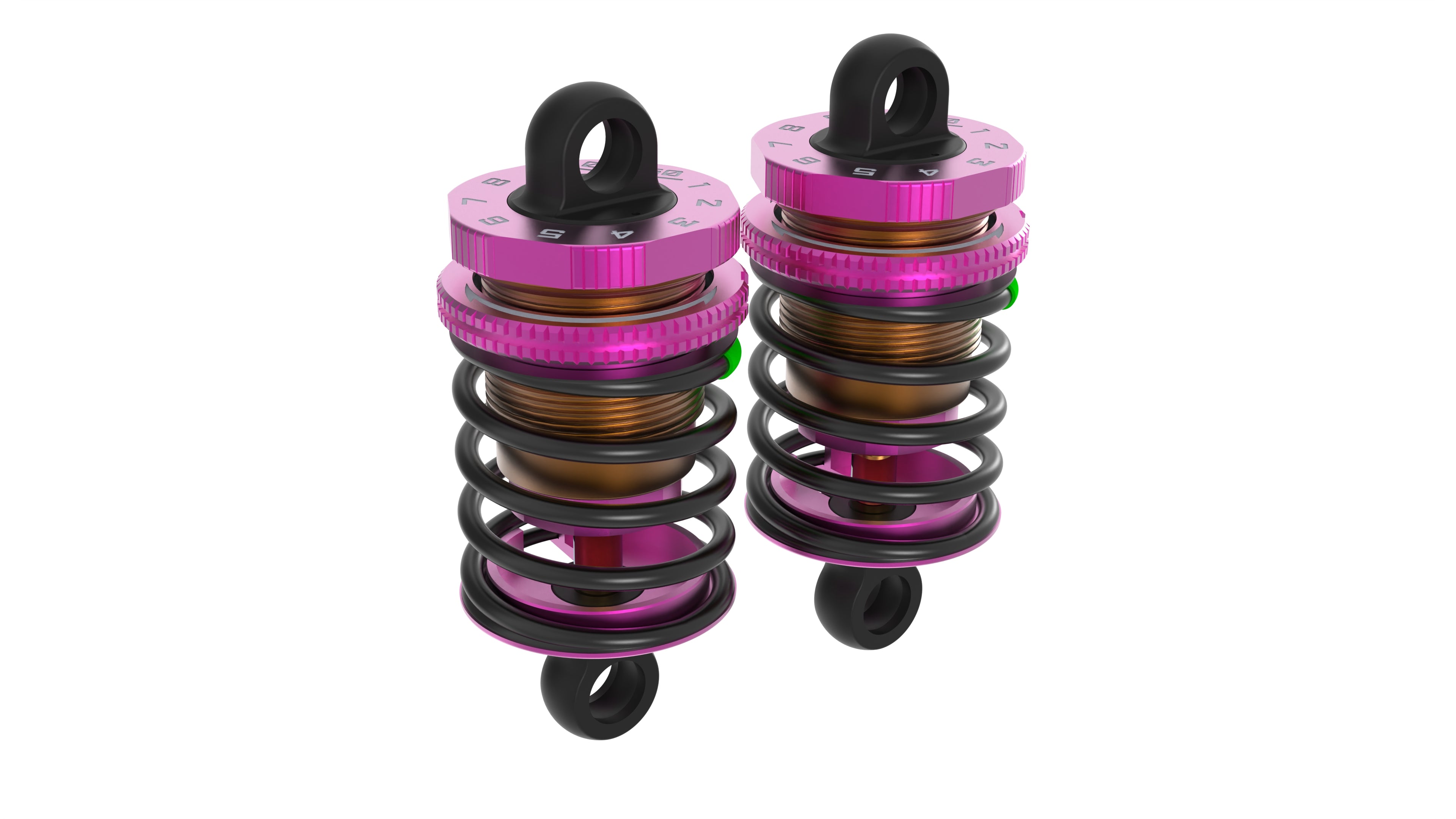 3RACING Cero SAK-Z139 amortisseur big bore low profile