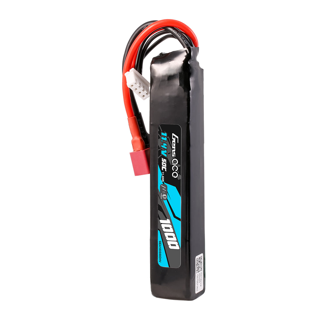 Gens Ace Airsoft Battery 1000mAh 3S batterie lipo 11,4V HV Deans