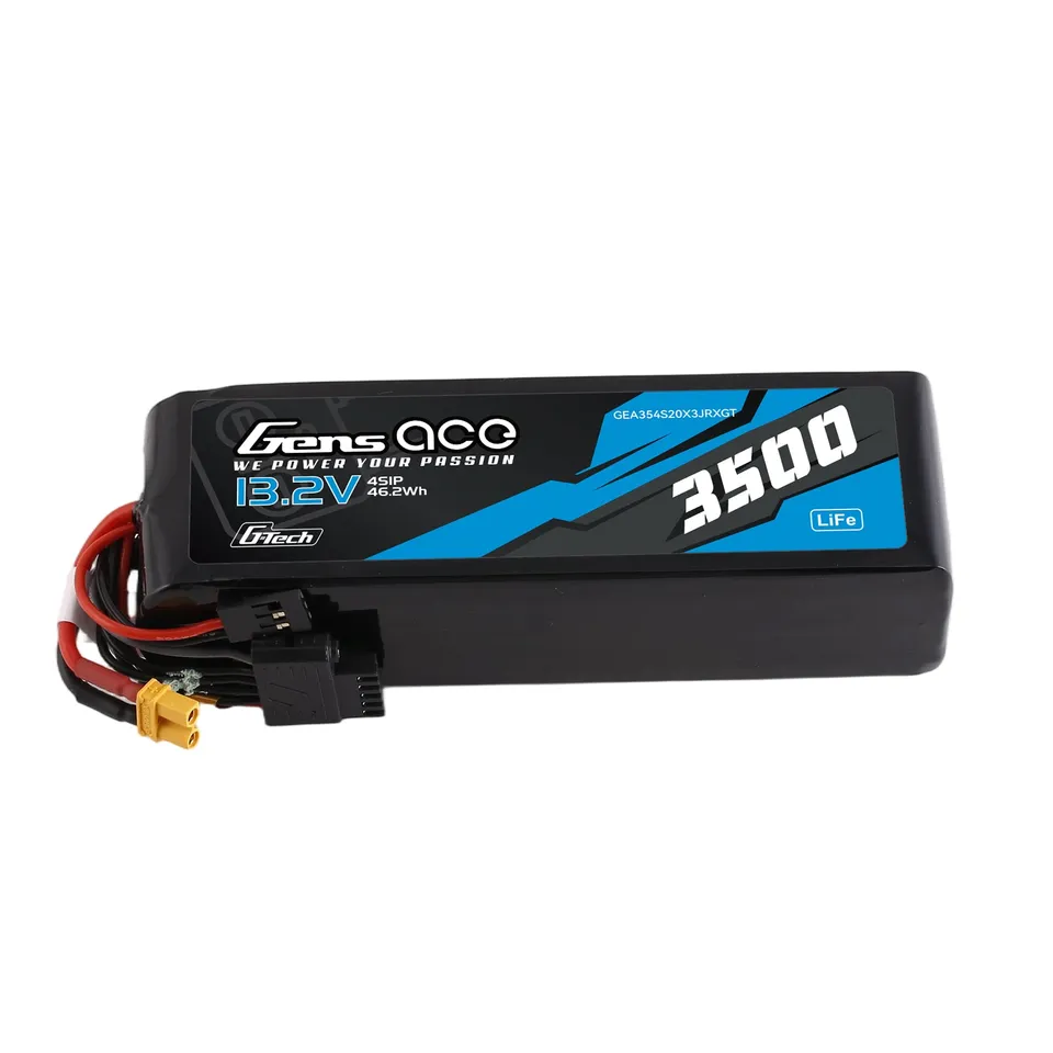 Gens Ace 3500mAh 4S 20C batterie LiFe 13.2V XT30 TX RX