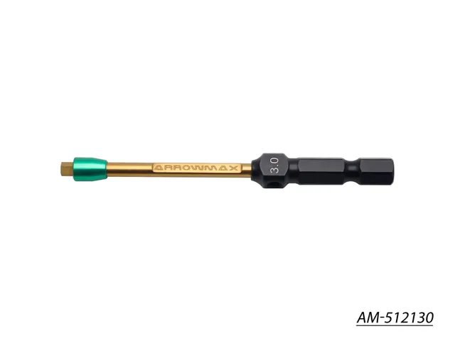 Arrowmax AM-512130 clé Allen 3,0x80 mm embout power tip V2