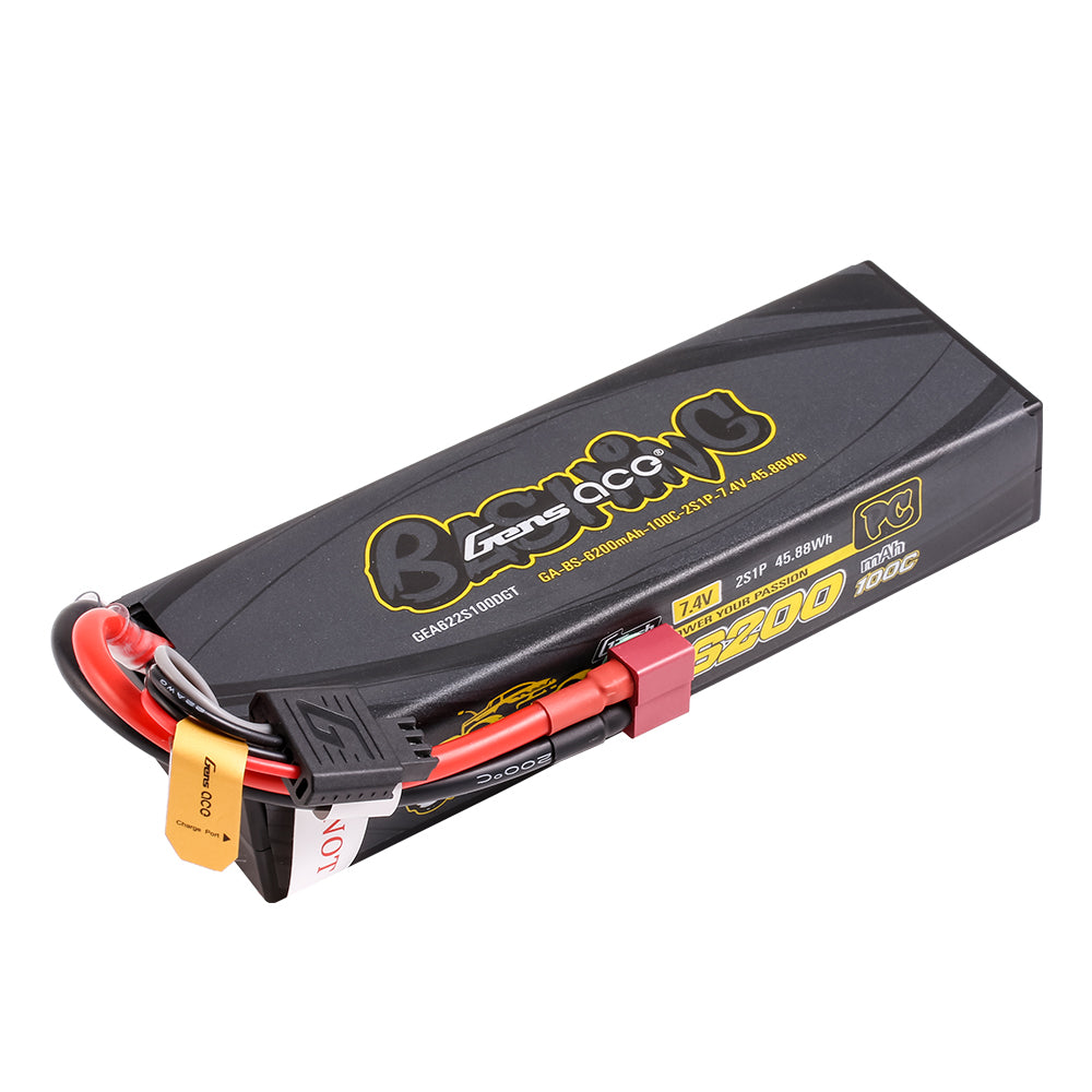 Gens Ace Bashing Pro 6200mAh 2S 7.4V Batterie Lipo Deans