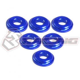 3Racing Parts Cale M8x2mm Support Amortisseur Noir x6