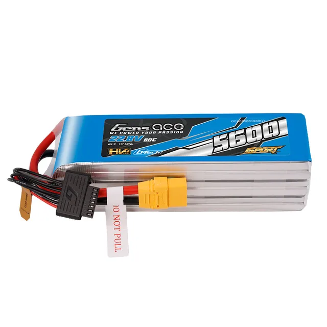 Gens Ace Sport 5600mAh 6S batterie LiPo 22.8V HV 80C XT90