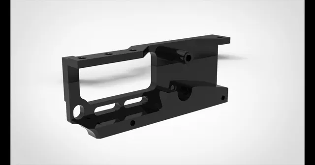 3Racing Cero SAK-CS117/A support moteur alu Cero Sport