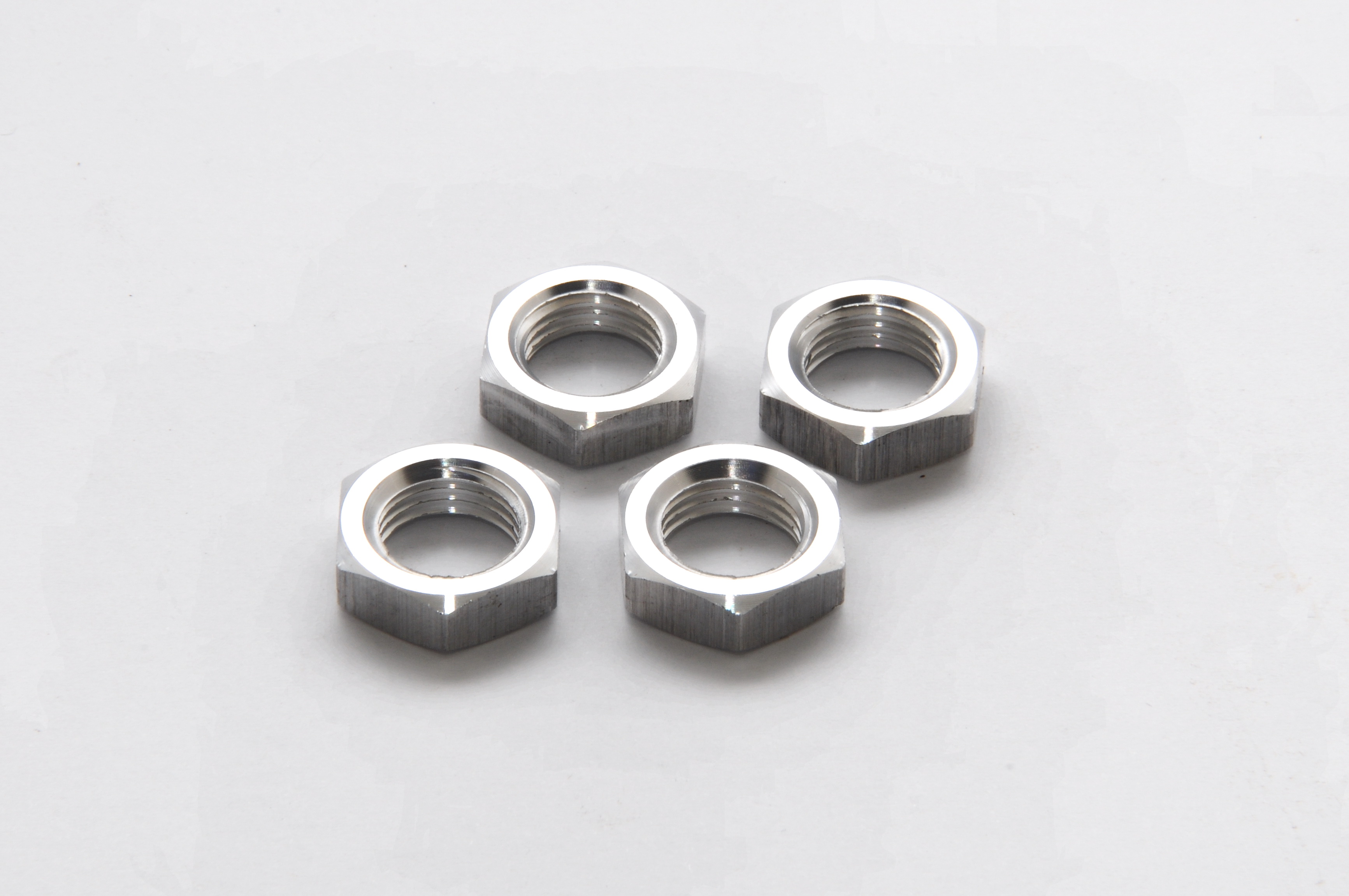 Hobao 84022H écrous hexagone roue 17mm lot 4pcs alu