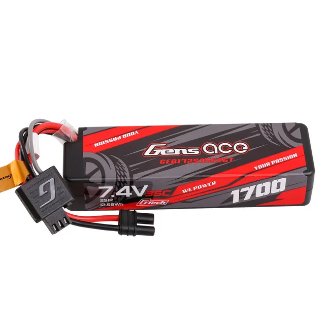 Gens Ace Car Classic 1700mAh 2S batterie LiPo 35C IEC2
