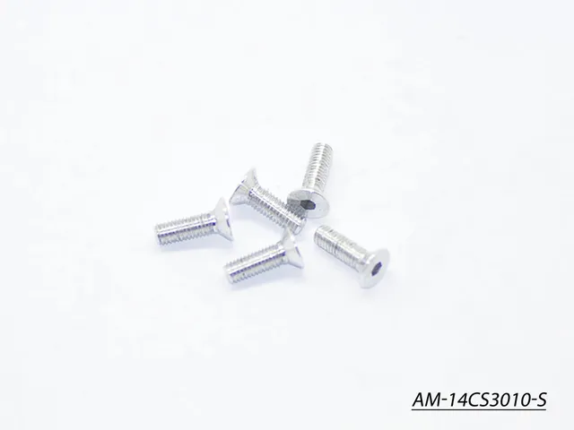 Arrowmax Screws Vis Alu M3x10 Fraisée Argent x5