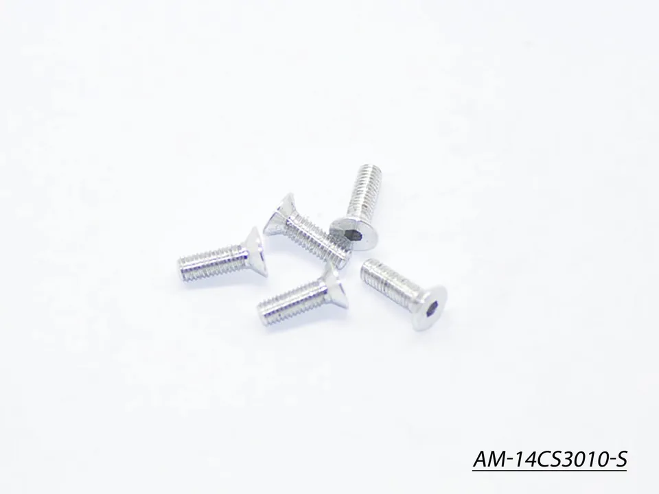 Arrowmax Screws Vis Alu M3x10 Fraisée Argent x5