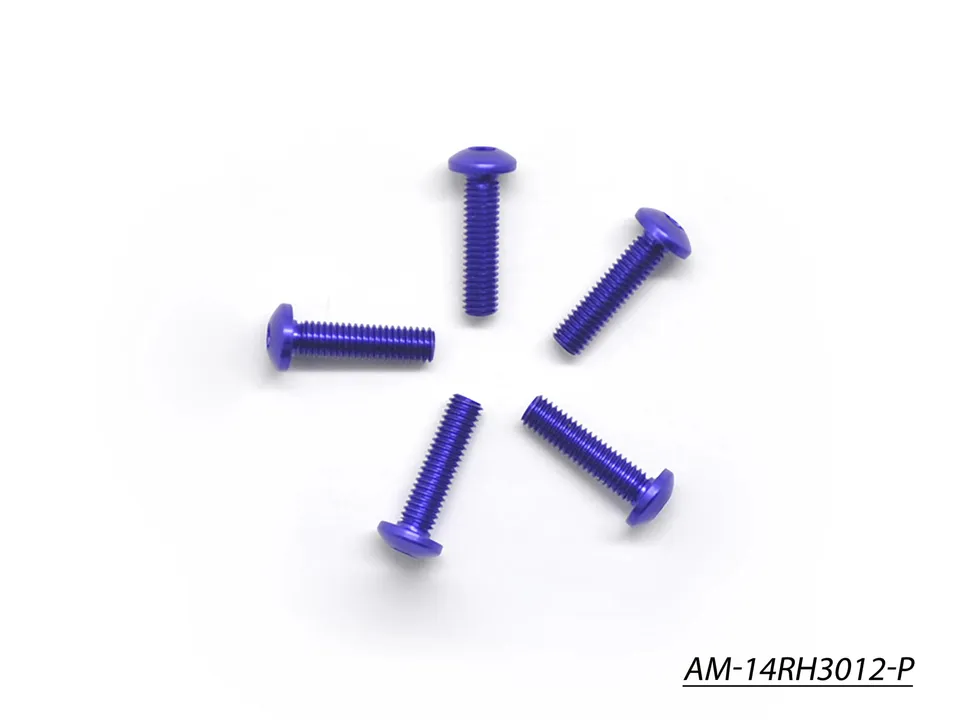 Arrowmax Screws M-14RH3012-P Vis Alu M3x12 Violette x5