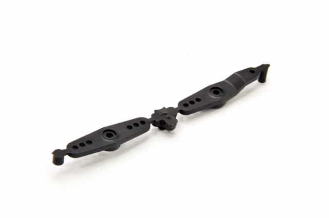 Hobao 87604 palonnier servo noir lot de 2