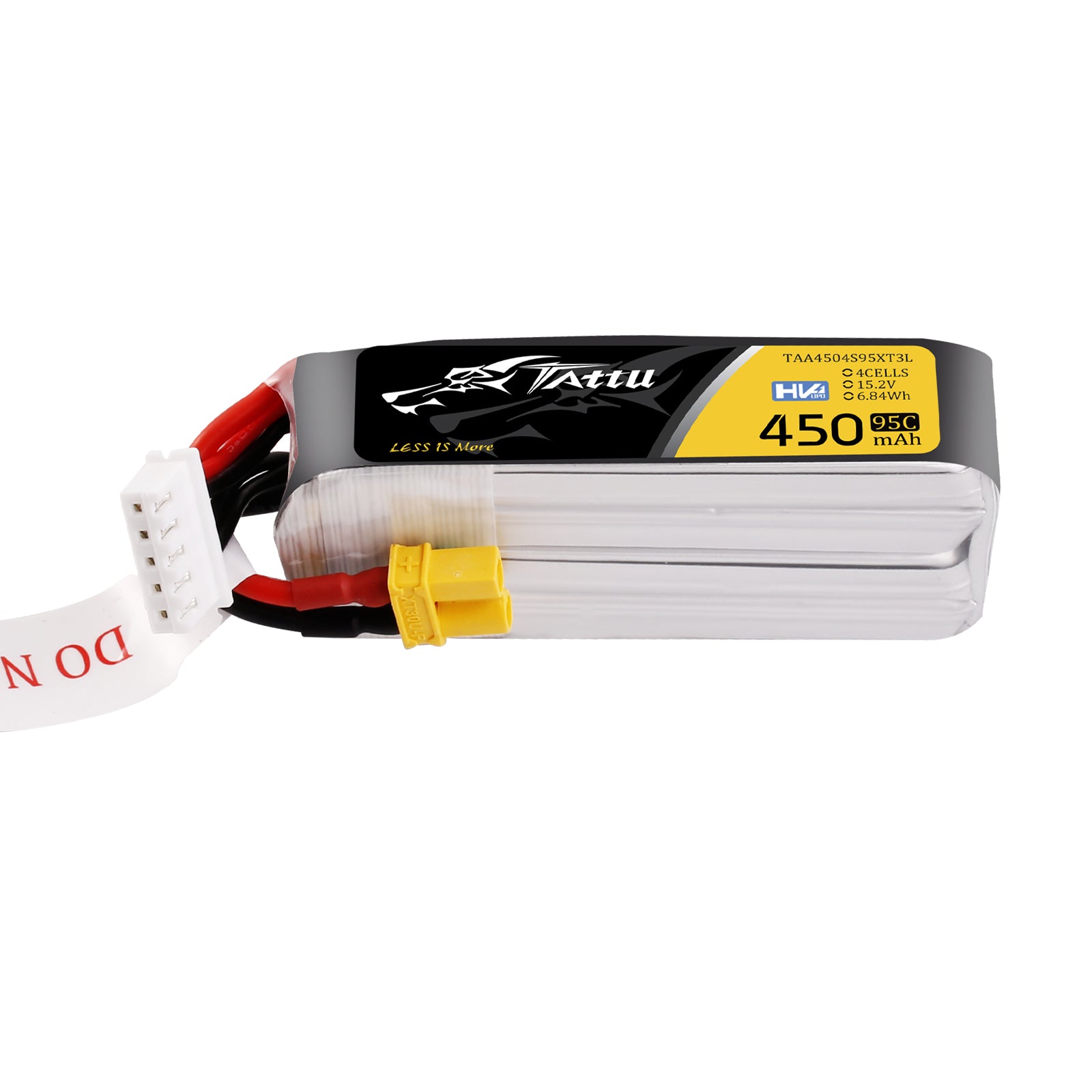 Tattu FPV 450mAh 4S 95C batterie LiPo HV XT30