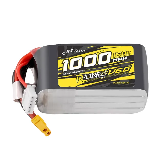 Tattu R-Line 1000mAh 4S 160C batterie LiPo XT30 14.8V