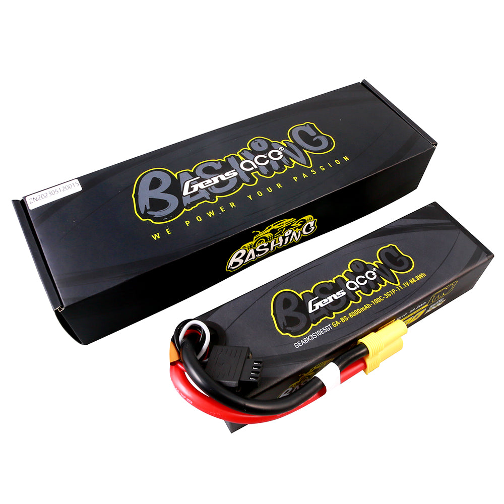 Gens Ace Bashing Pro 8000mAh 3S batterie LiPo 100C EC5