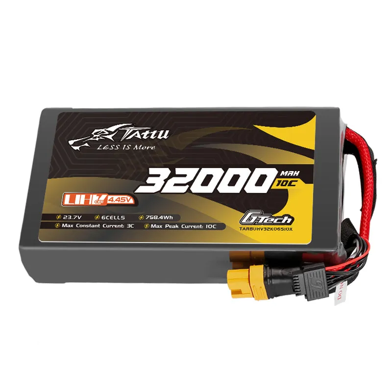 Tattu UHV 32000mAh 6S batterie drone 23.7V XT90S