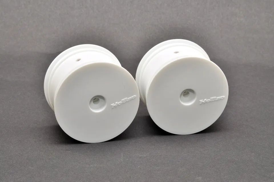 Hobao 40055W H2 roue arrière 1/10 blanc 2pcs