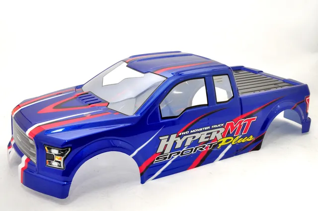 Hobao 94075BU carrosserie Hyper MT Plus bleue imprimée