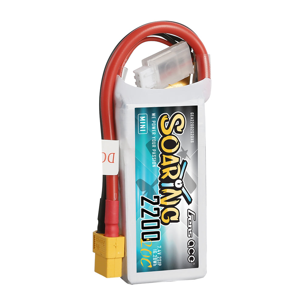 Gens Ace Air Classic 2200mAh 2S batterie LiPo 7.4V XT60