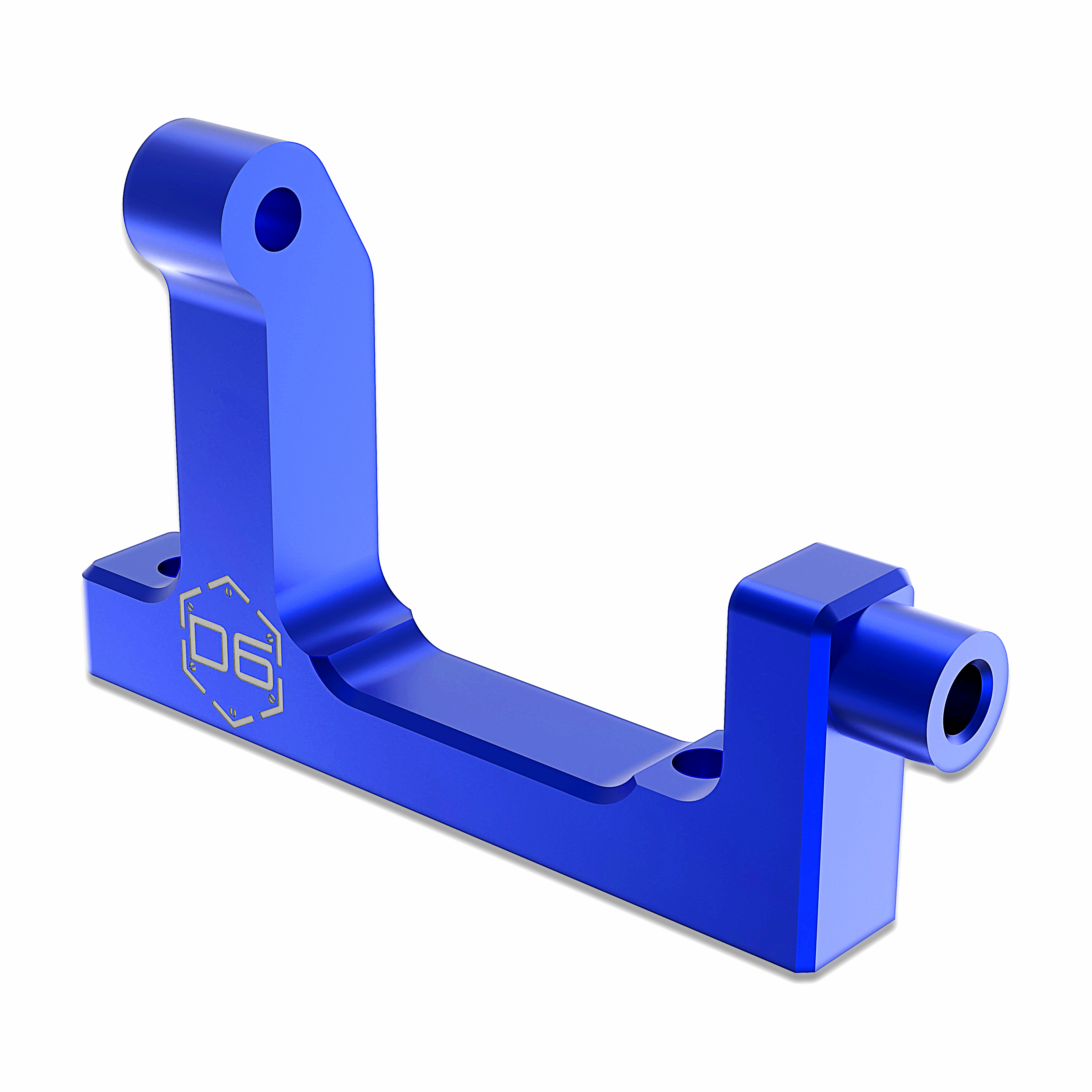 3Racing Auper D6 SAK-D6808F support moteur aluminium bleu