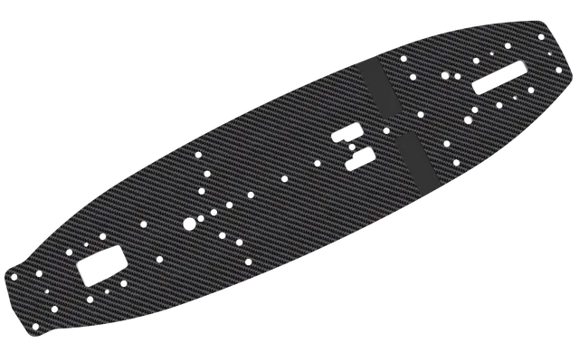 3Racing Cero SAK-CM103/GA châssis graphite 210mm M