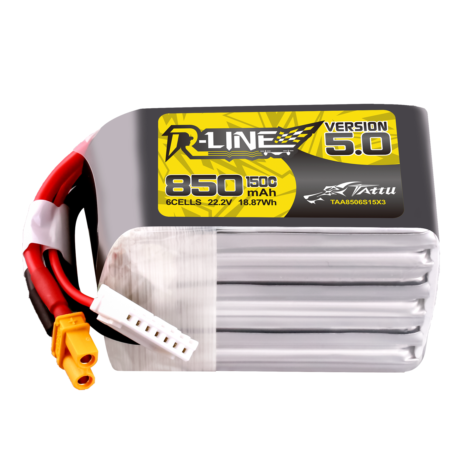 Gens Ace Tattu R-Line batterie 850mAh 6S 150C XT30