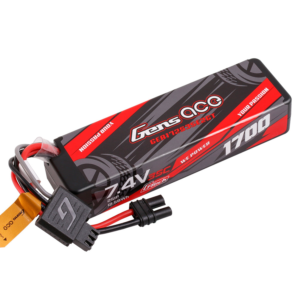 Gens Ace Car Classic 1700mAh 2S batterie LiPo 35C IEC2