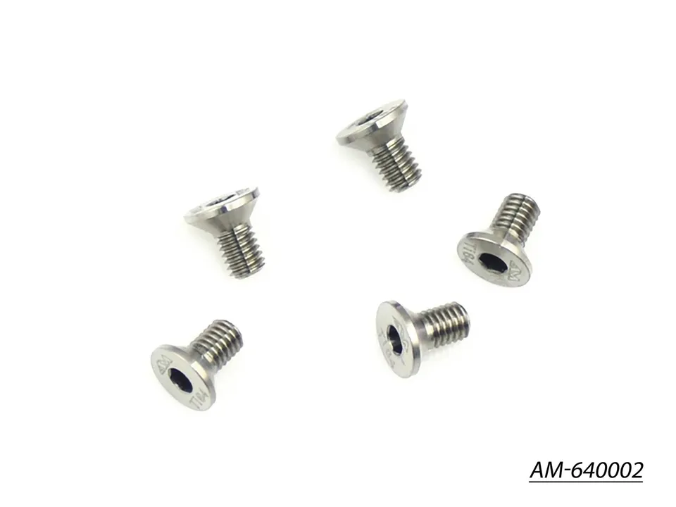 Arrowmax AM-640002 Vis titane M3x6 fraisee x5
