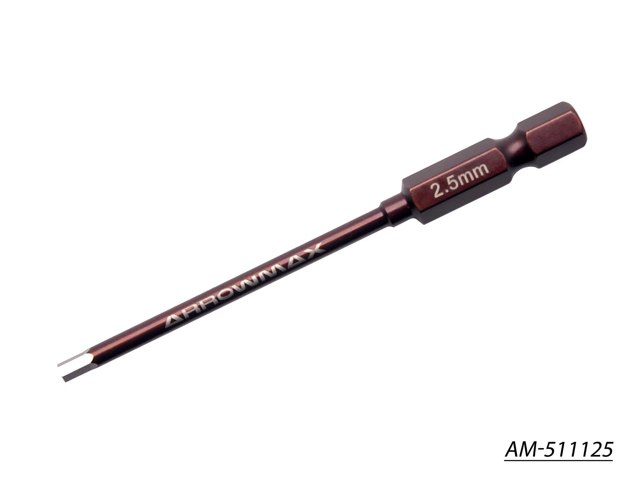 Arrowmax AM-511125 clé Allen 2.5x80 embout seul