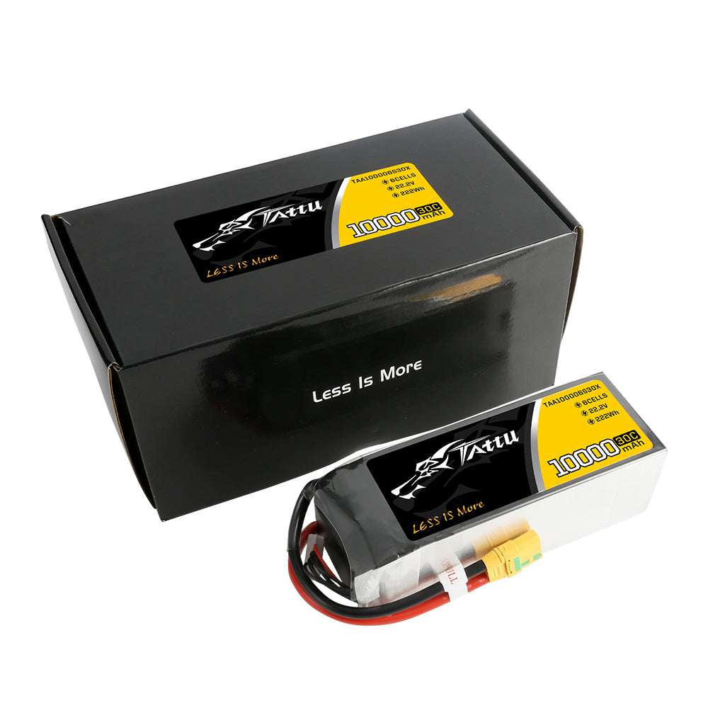 Tattu UAV Classic 10000mAh 6S batterie LiPo XT90 30C