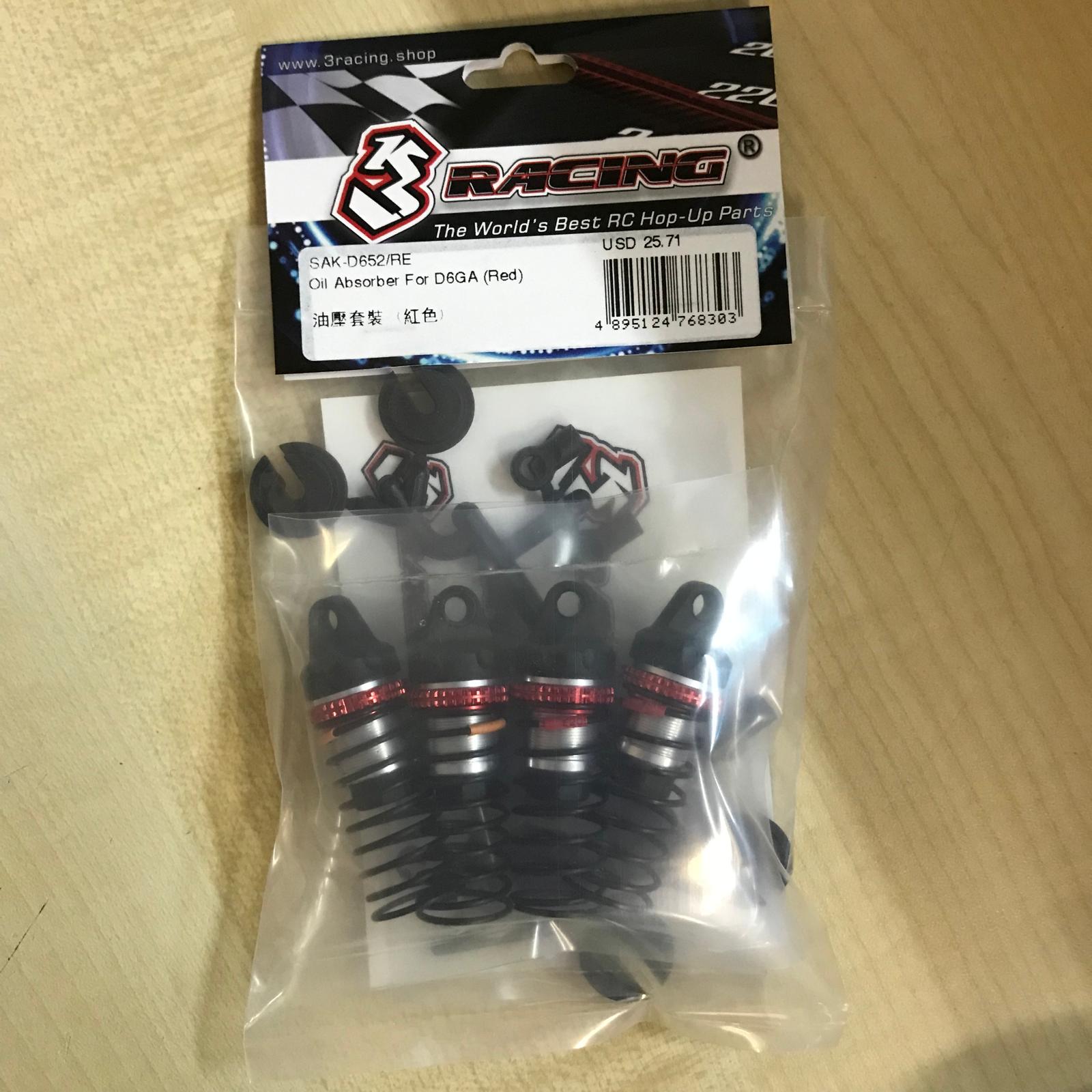 3Racing SAK-D652 absorbeur huile D6GA drift