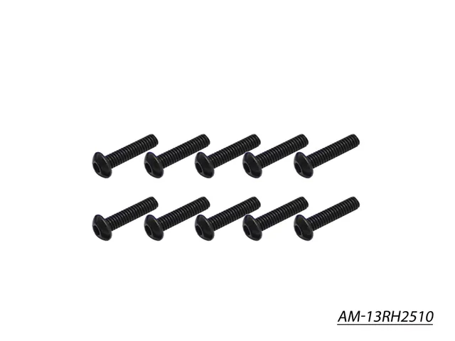 Arrowmax Screws vis AM-13RH2510 M2.5x10 tête ronde lot 10