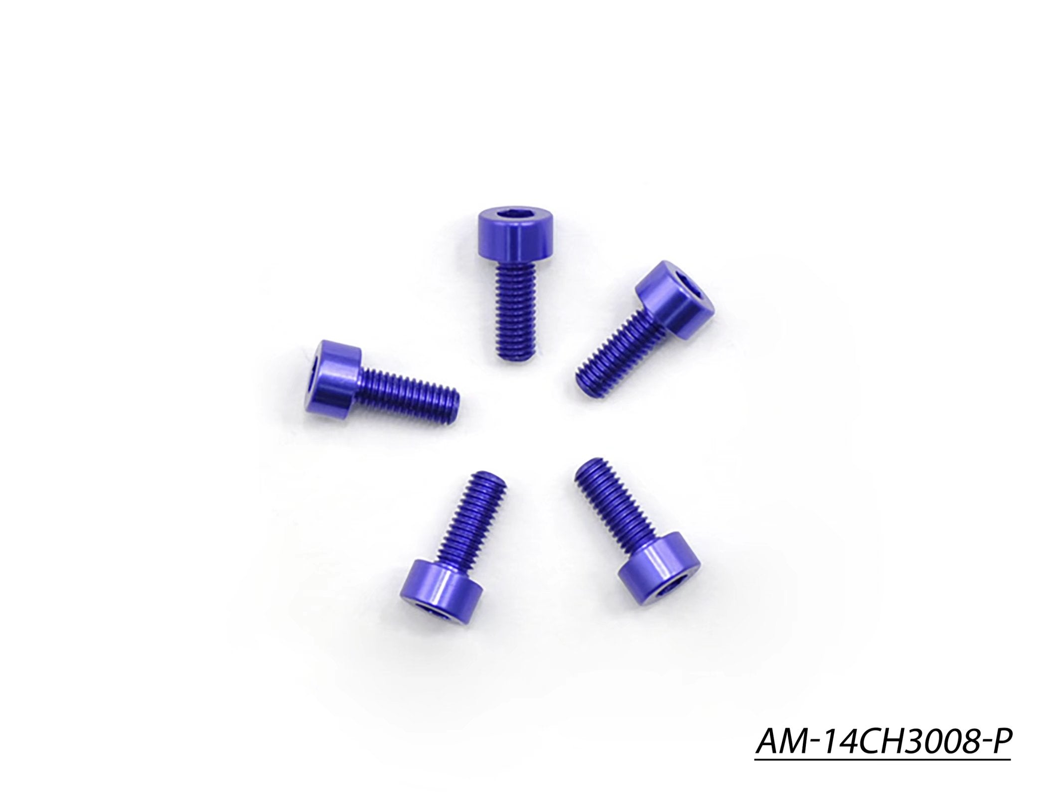 Arrowmax Screws AM-14CH3008-P vis alu M3x8 violette x5