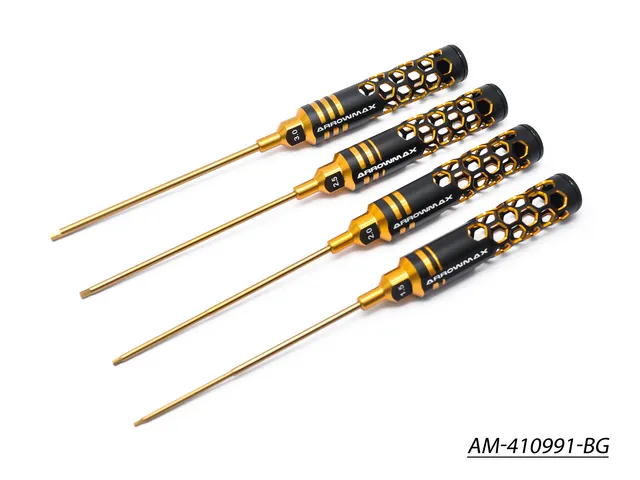 Arrowmax Tools Set AM-410991-BG 4 clés Allen 1.5-3.0mm 120mm