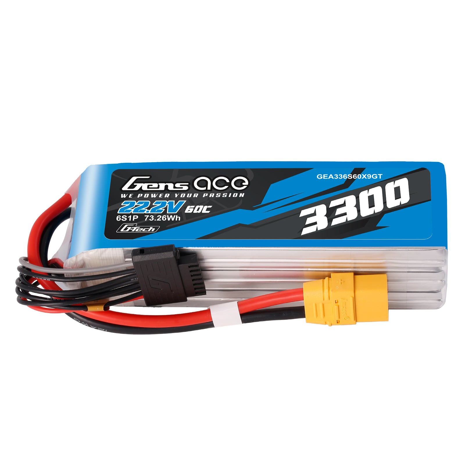 Gens Ace Air Classic 3300mAh 6S 60C batterie LiPo XT90