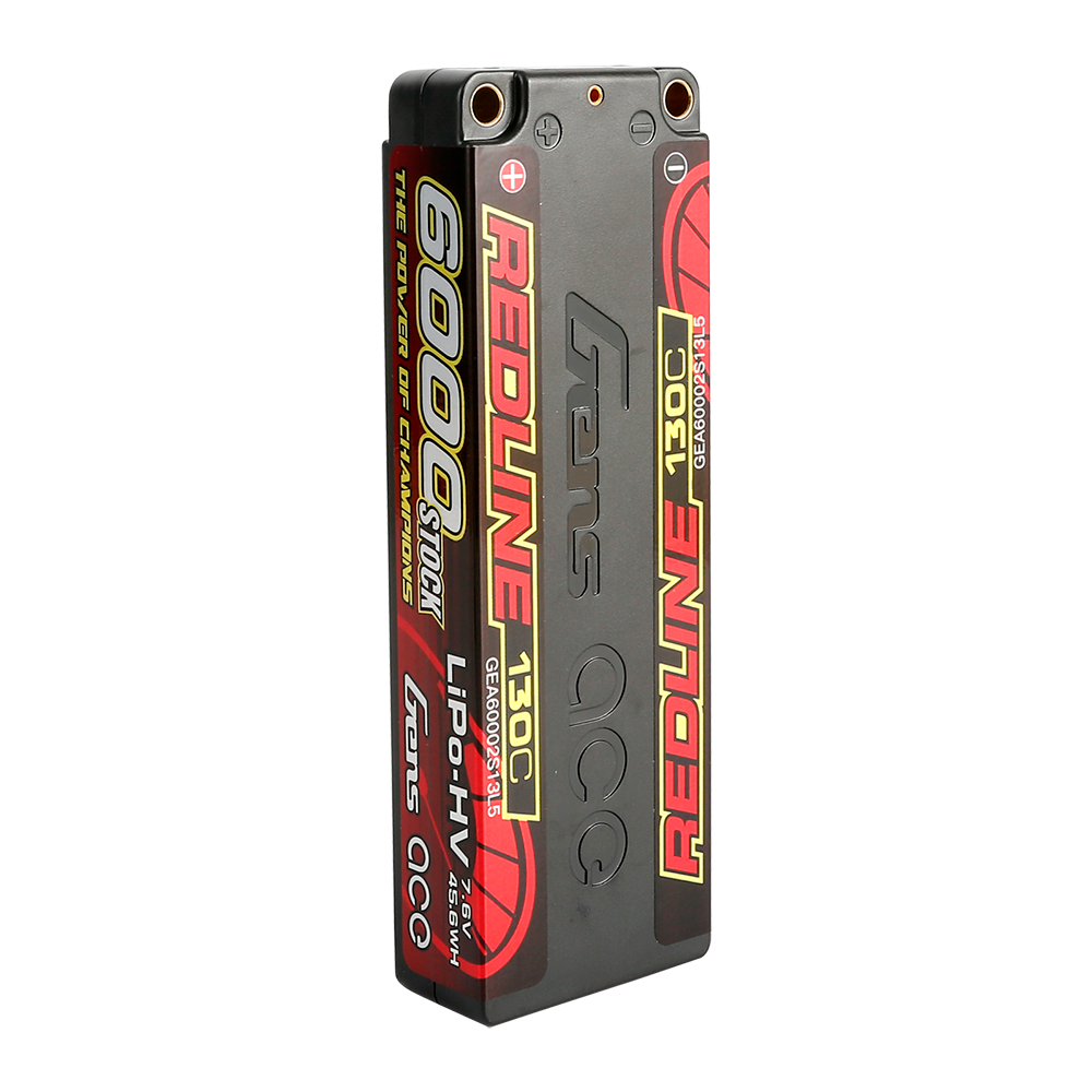 Gens ace Redline 6000mAh 2S 130C batterie LiPo HV 7,6V