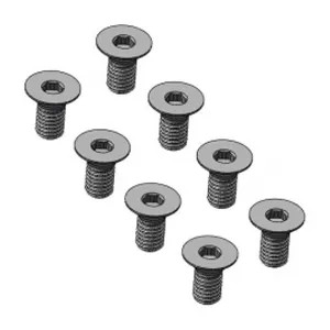 3Racing TS-FSM306M/V3 vis titane M3x6 tête fraisée 8 pcs