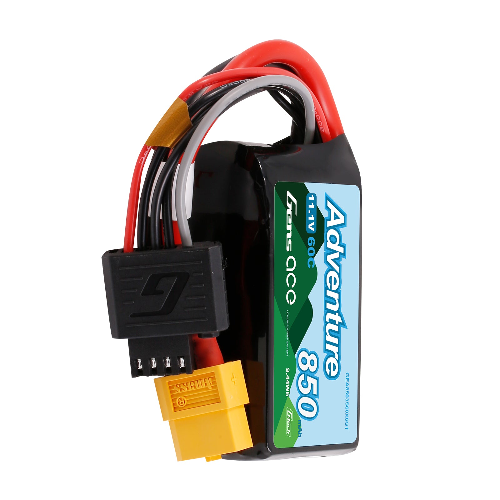 Gens Ace Adventure 850mAh 3S 11.1V Batterie Lipo XT60