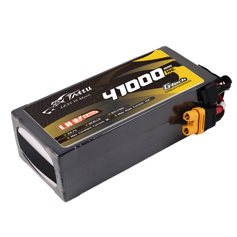 Tattu 41000mAh 6S 10C batterie UHV XT90S 23,7V
