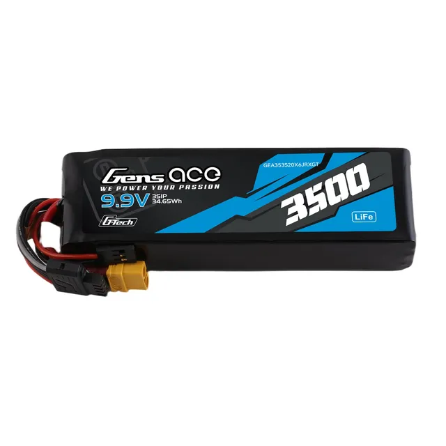 Gens Ace 3500mAh 3S 9,9V LiFe TX RX XT60