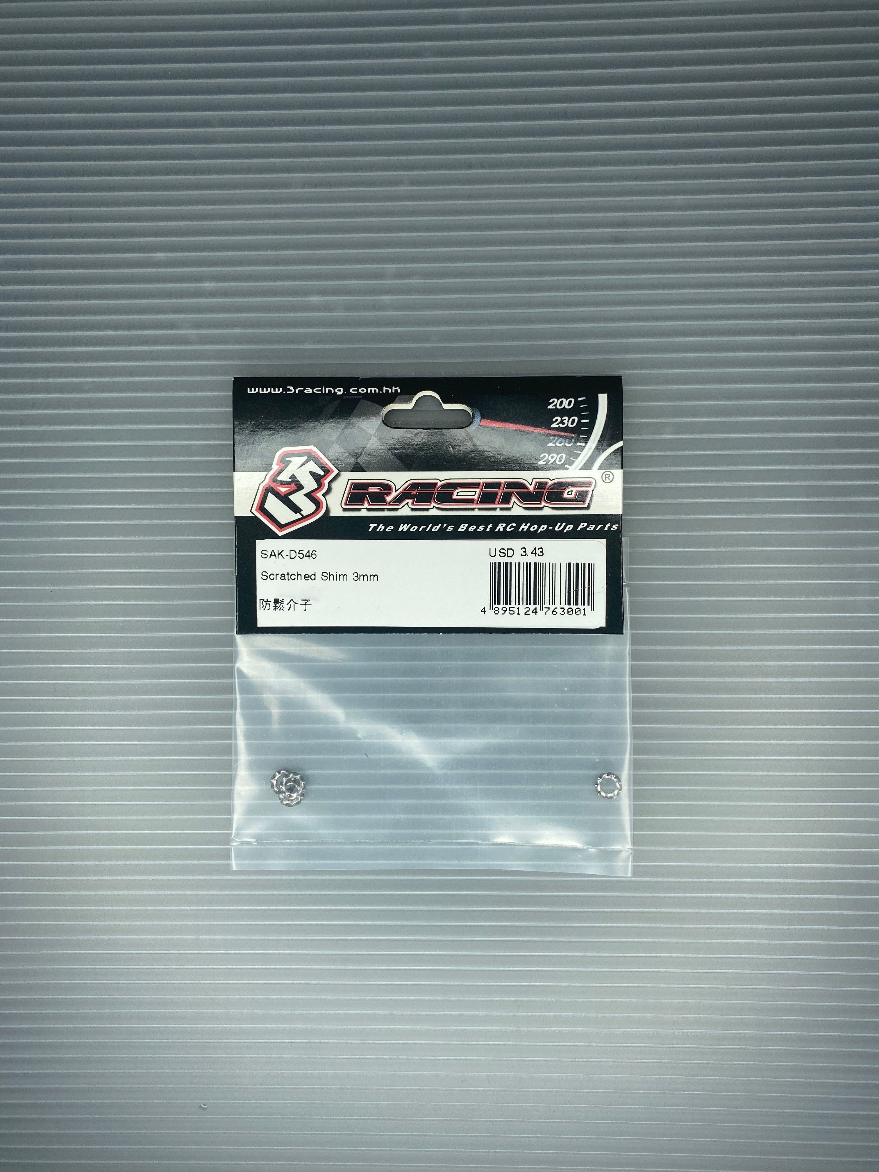 3Racing Sakura SAK-D546 cale shim 3mm D5 MR