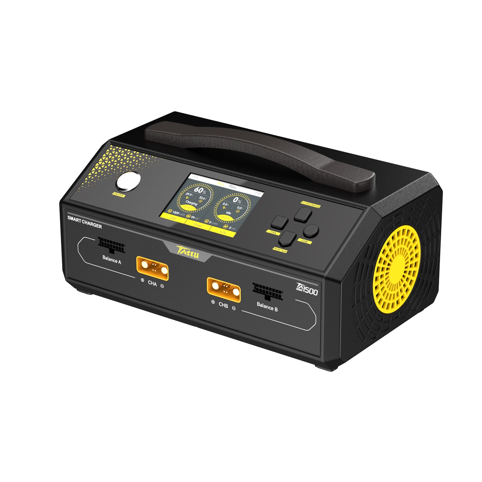 Tattu TA1500 chargeur intelligent 2 voies AC 1500W 30A 6S-14S