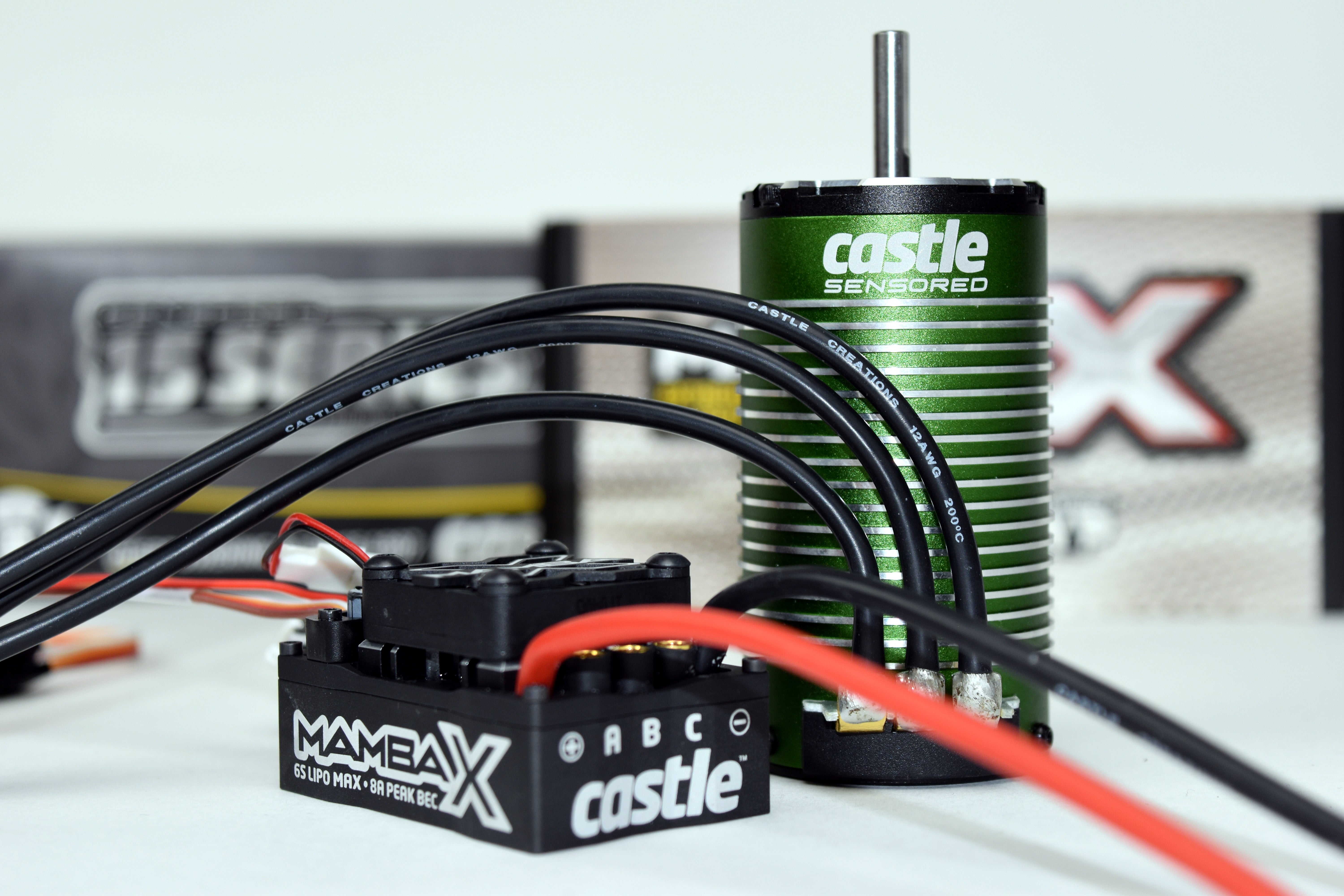 Castle Creation Mamba X 1512-1800KV combo brushless 1/8