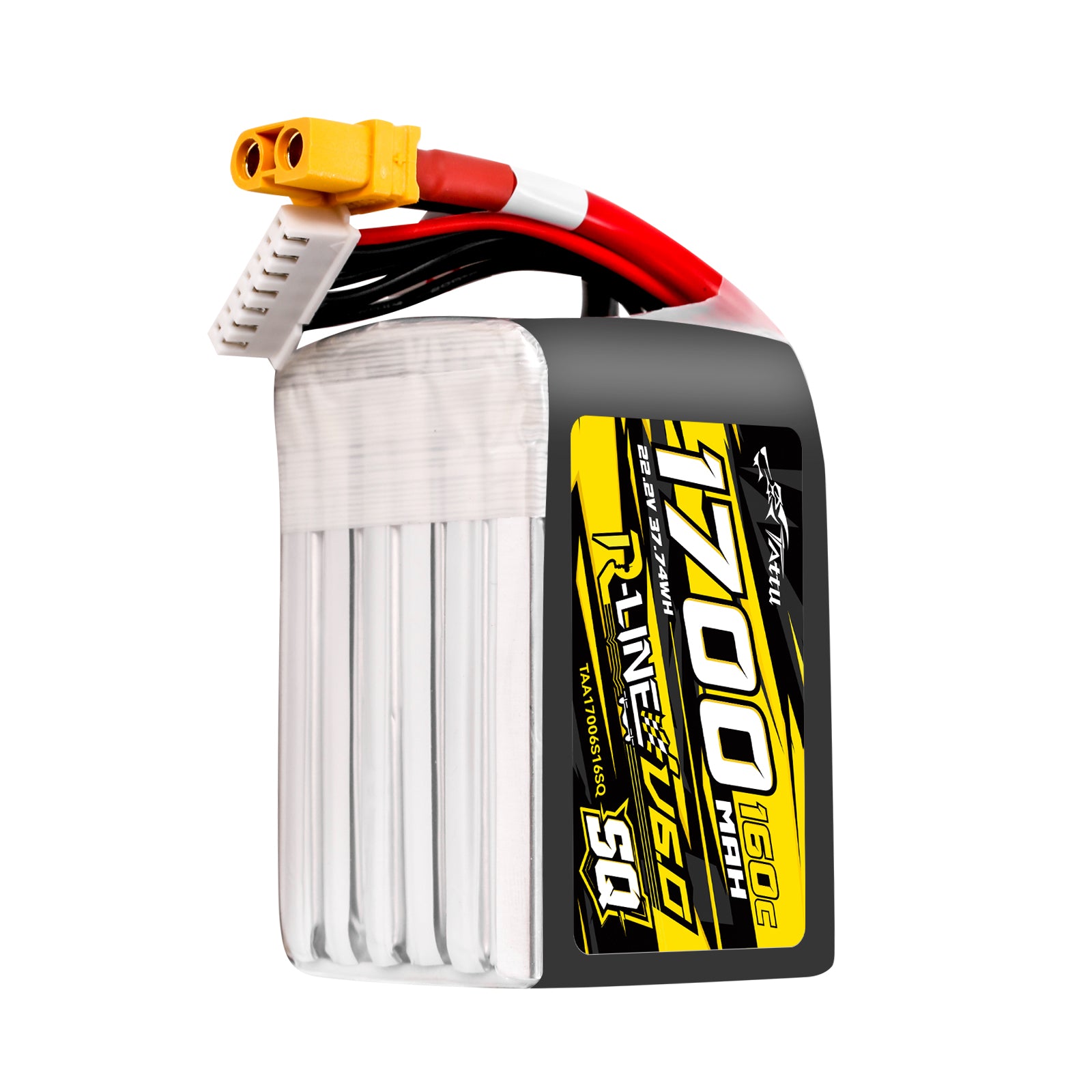 Tattu R-Line 1700mAh 6S 22.2V batterie LiPo 160C XT60