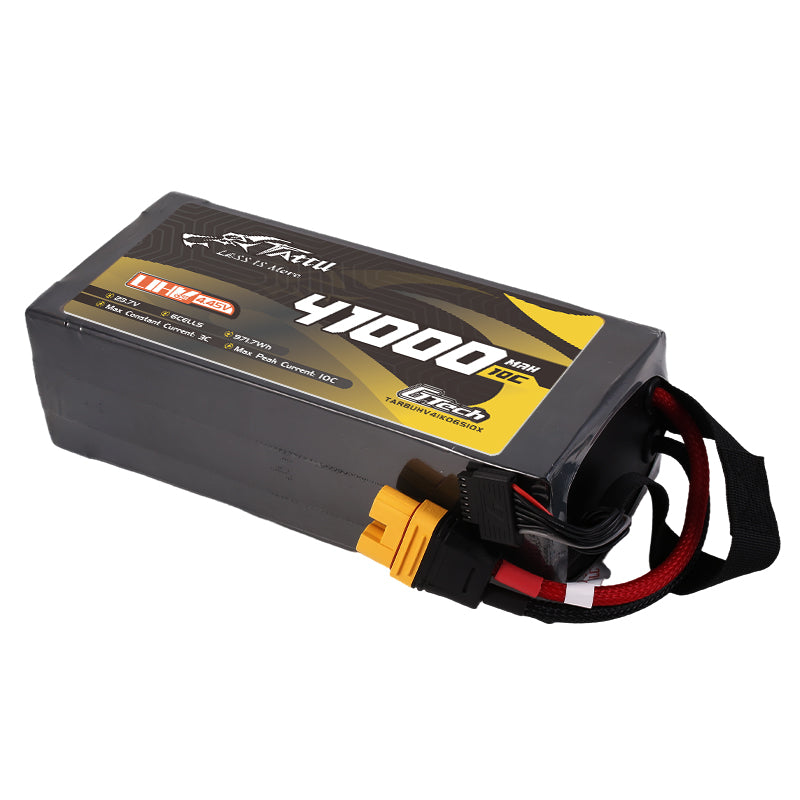 Tattu 41000mAh 6S 10C batterie UHV XT90S 23,7V