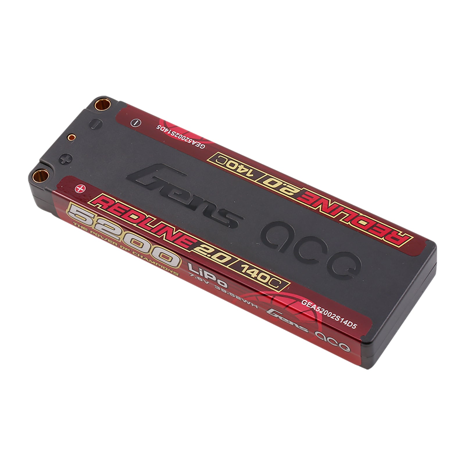 Gens Ace Redline 2.0 5200mAh 2S batterie LiPo 140C