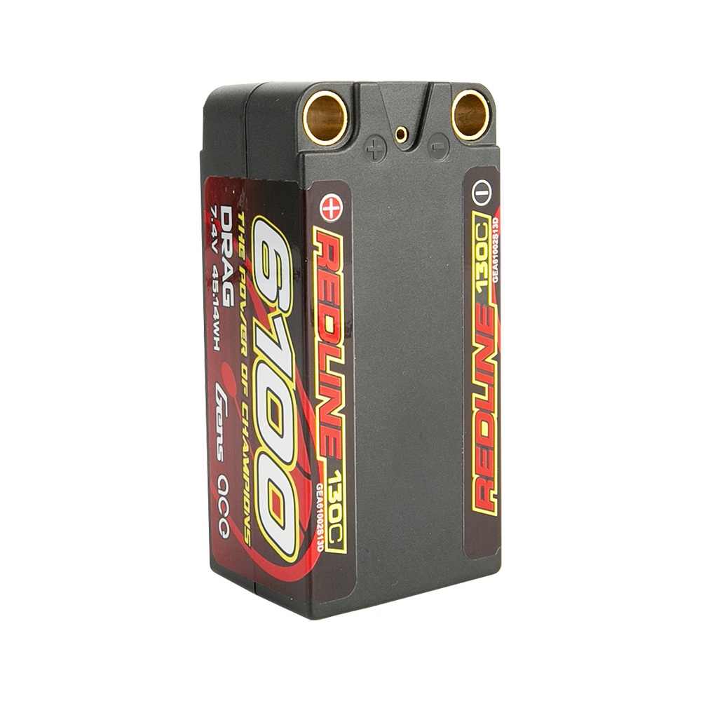 Gens Ace Redline 1.0 batterie shorty 6100mAh 2S 130C bullet